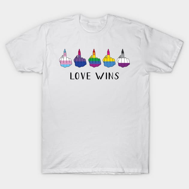 Love wins T-Shirt by hotzelda